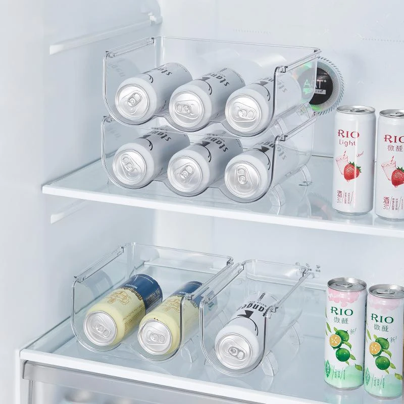 瓶子杯子收纳托可层叠收纳架冰箱啤酒饮料易拉罐收纳盒家用酒托