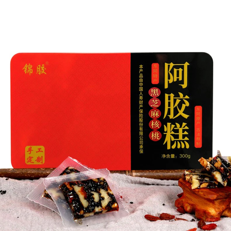 锦胶牌东阿手工阿胶糕【拍一发2】300g/盒