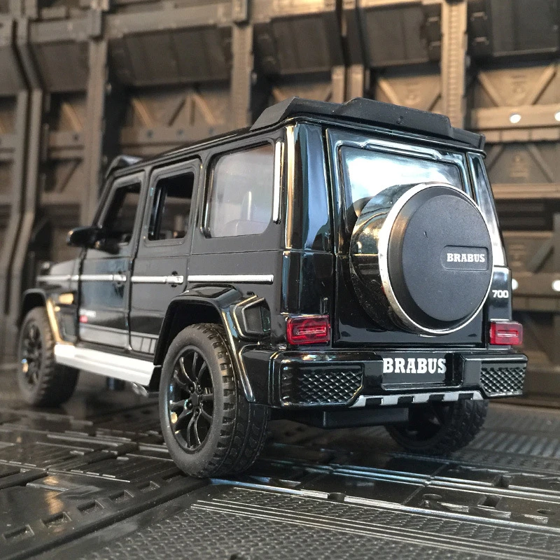 嘉业B32523仿真巴薄斯合金汽车模型大G700改装版金属越野车男孩