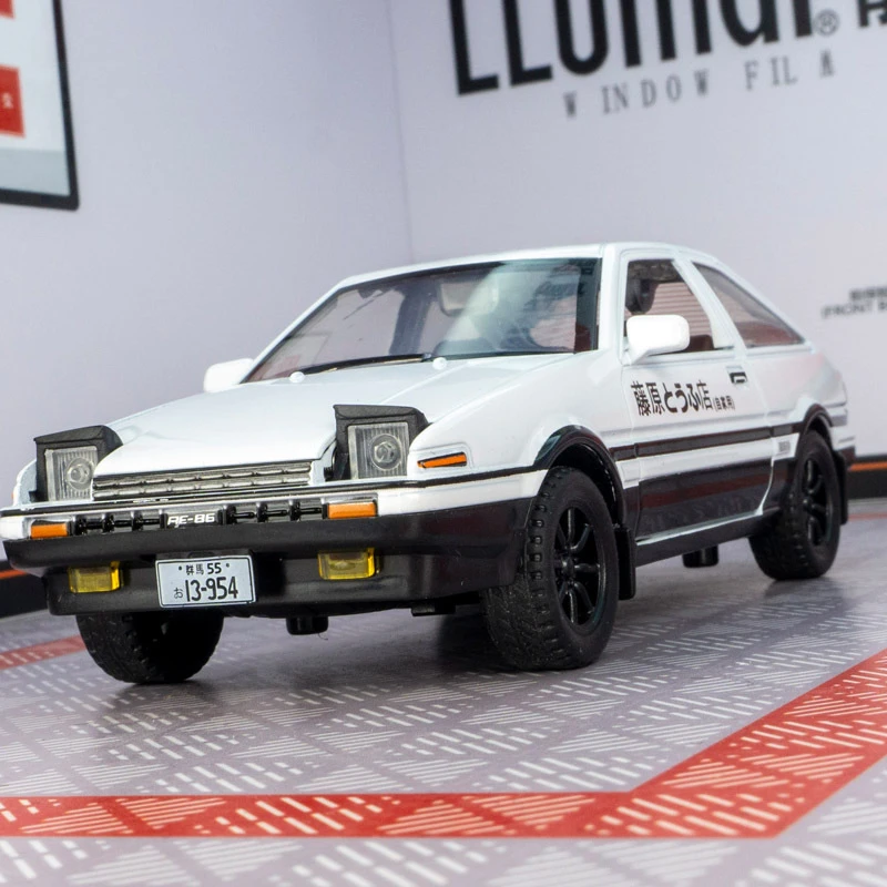 建元DC32511仿真AE86合金车模展示摆件声光避震儿童玩具汽车礼物6