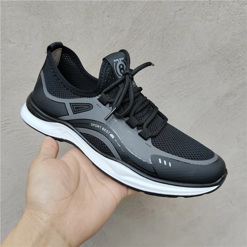 夏季透气休闲鞋轻底舒适百搭防臭软底男士运动男鞋2023年新款潮鞋