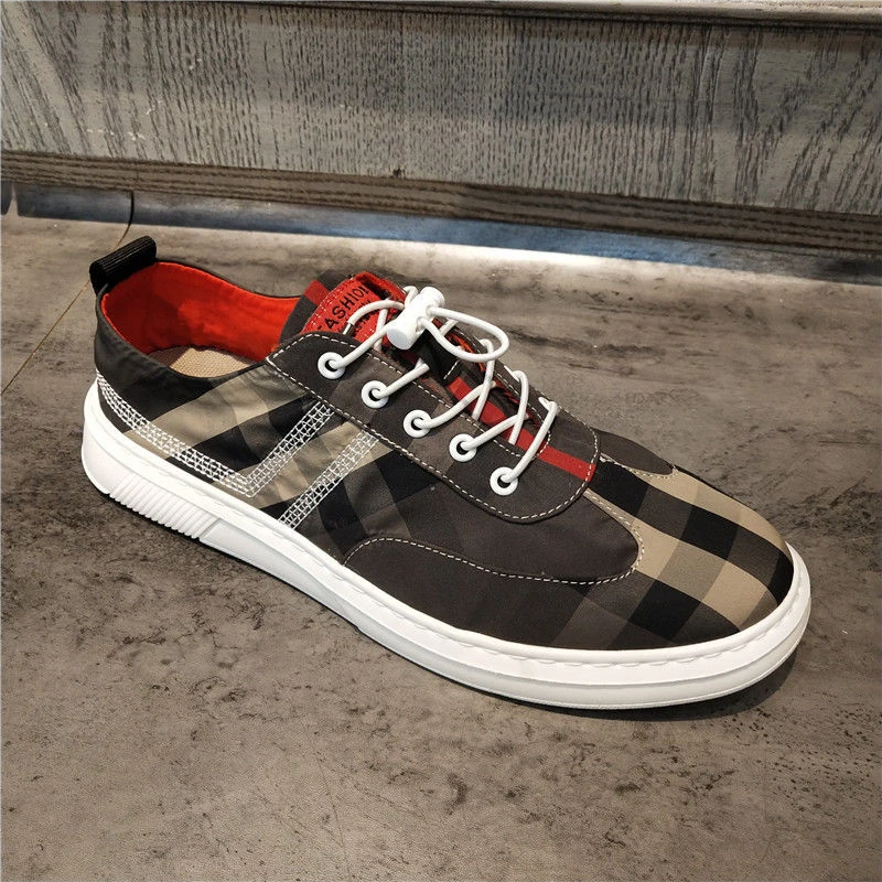 布鞋男鞋夏季透气男士懒人鞋2023新款百搭潮鞋松紧带超轻底布鞋