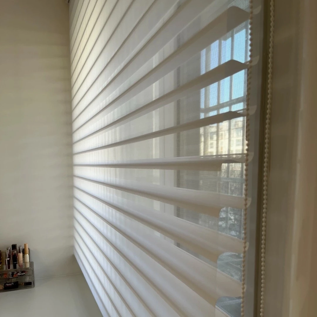 办公室帘子 卧室 香格里拉窗帘 日夜帘尺寸定制