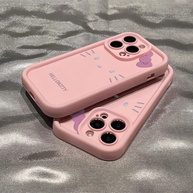 KT表情适用苹果14promax手机壳iPhone13简约11防摔12软壳15新78/x