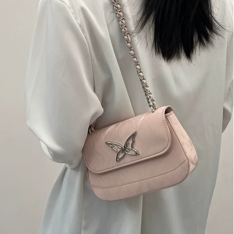 今年流行时尚链条小方包2025新款高级质感腋下包包休闲百搭斜挎包