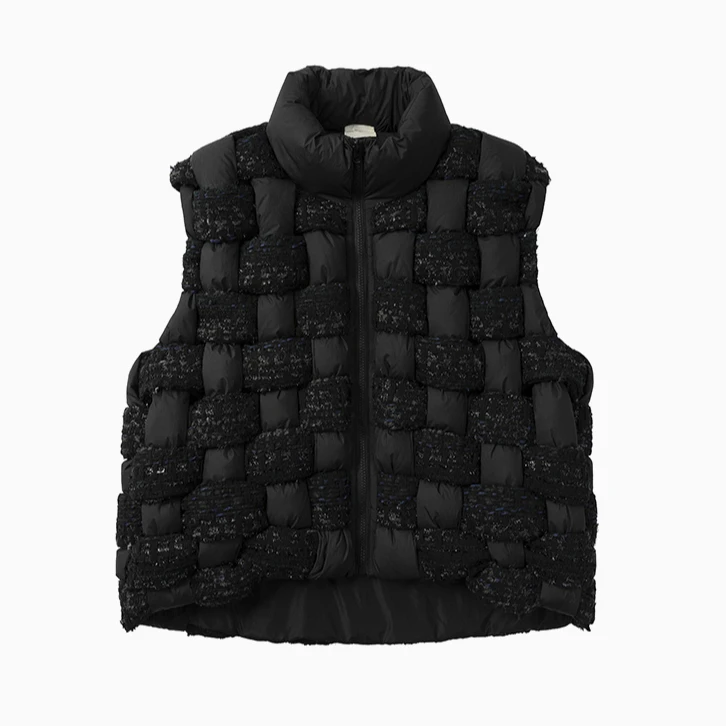 Charlie Luciano编织马甲宽松无袖秋冬男女同款潮牌马甲背心