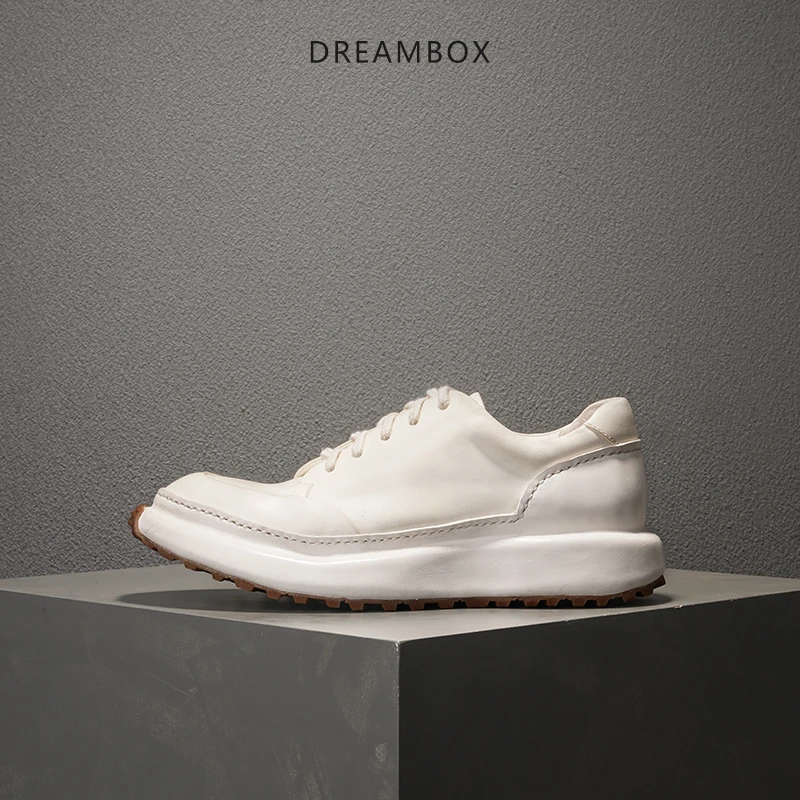 dreambox钧博vibram高档水洗马皮新款游艇鞋防滑时尚户外休闲男鞋