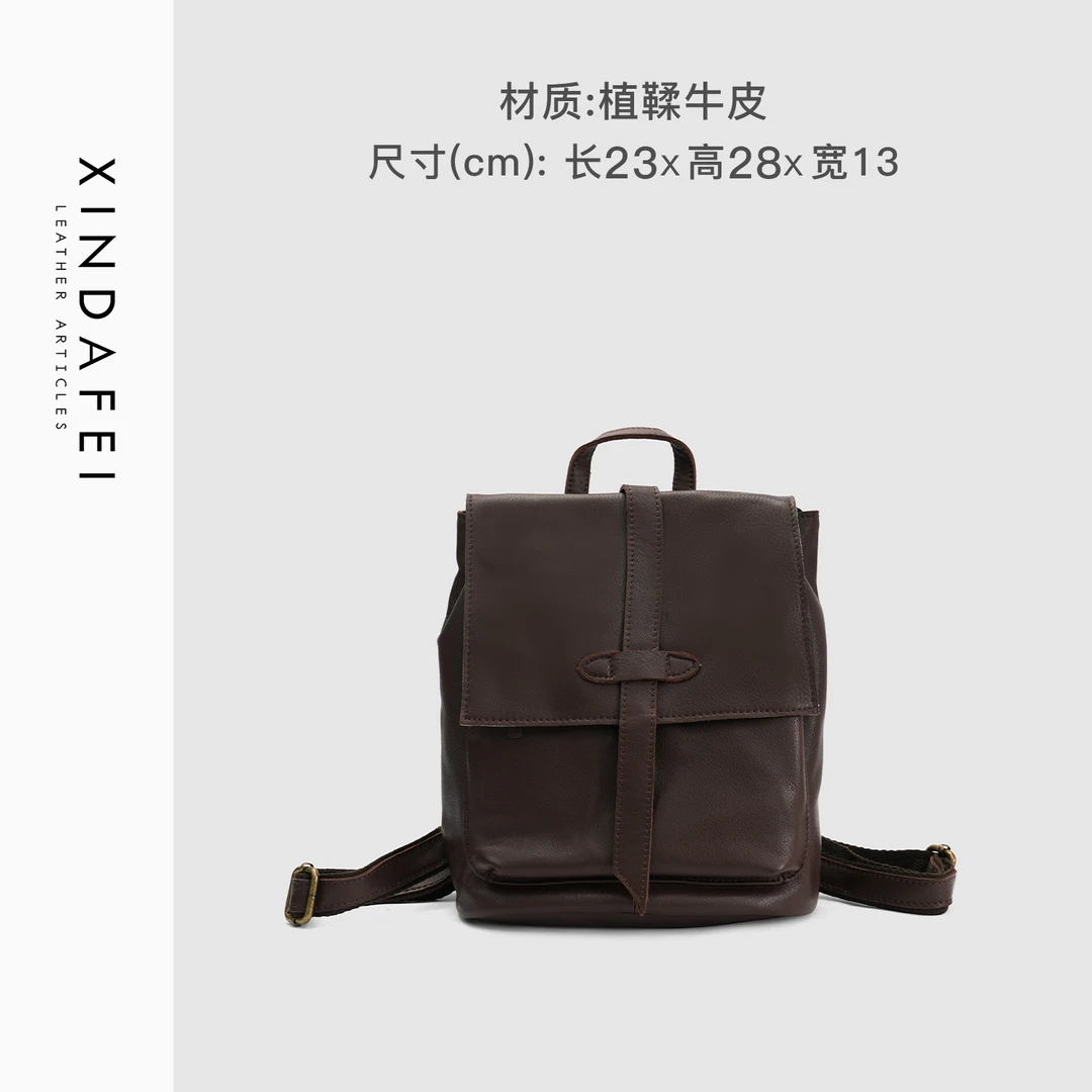 时尚手提9H811咖啡色轻奢双肩包女包