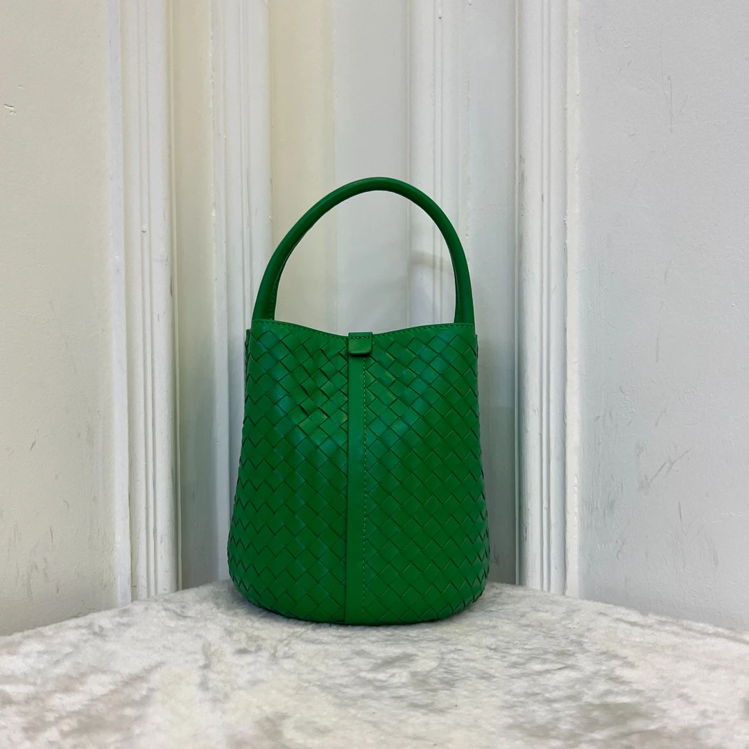时尚轻奢编织包经典手提斜挎女包38Q25绿色
