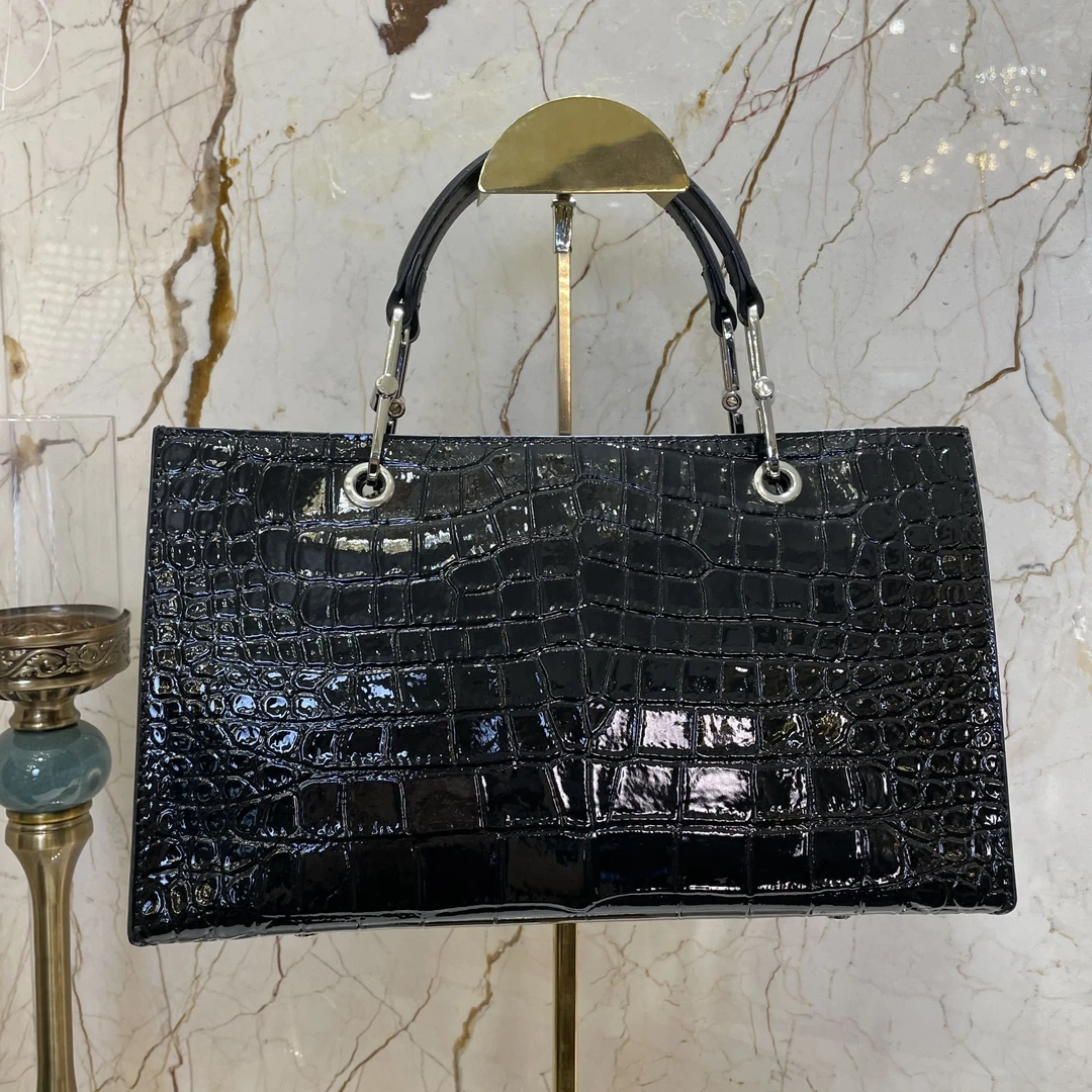 时尚轻奢经典手提斜挎女包2002-21黑色