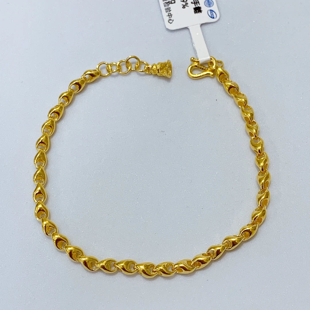 足金999鱼骨手链00529