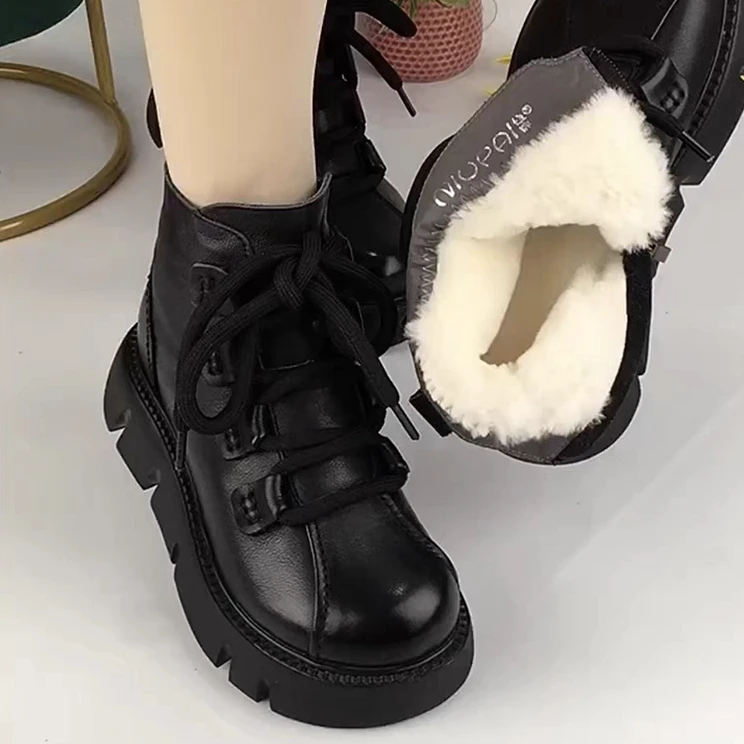 东北大棉雪地靴女加厚棉靴2024新款冬季加绒保暖棉鞋防滑厚底短靴