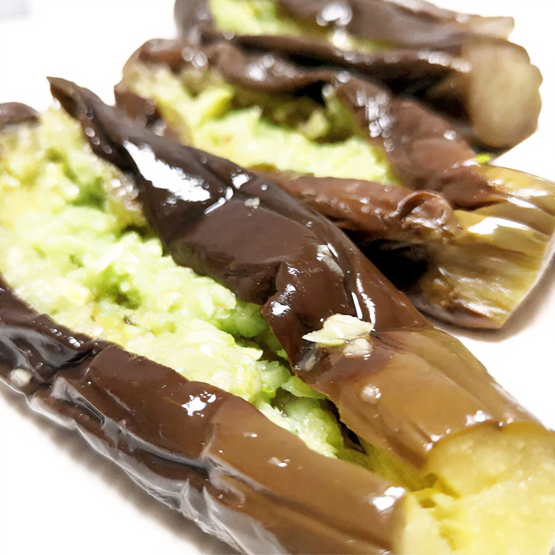 回香创叶正宗东北特产蒜茄子农家手工腌制咸菜泡菜下饭菜营养美味