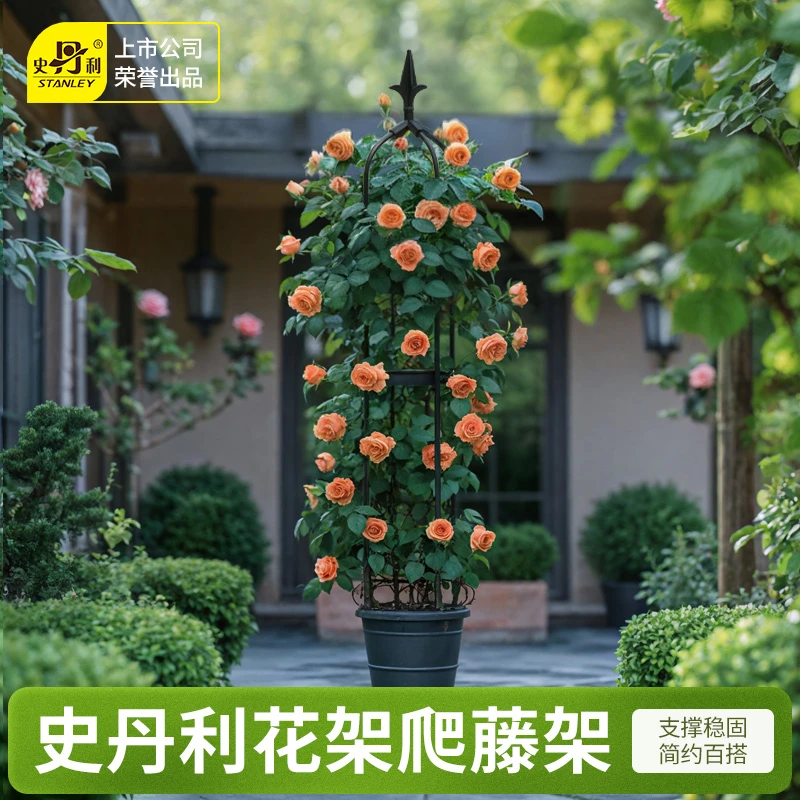 史丹利花架爬藤架藤本月季花蔷薇花铁线莲阳台庭院支架植物攀爬架