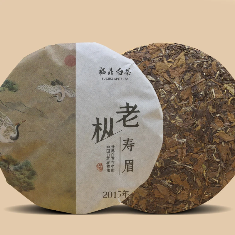 【益元臻品选好茶】2015日晒干仓老白茶枣香寿眉1饼*300g  包邮