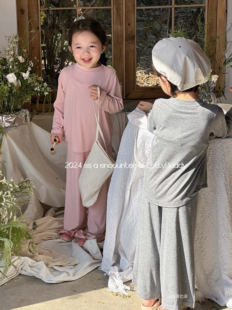 【亲子装】慵懒风亲子家居服套装长袖长裤春夏居家