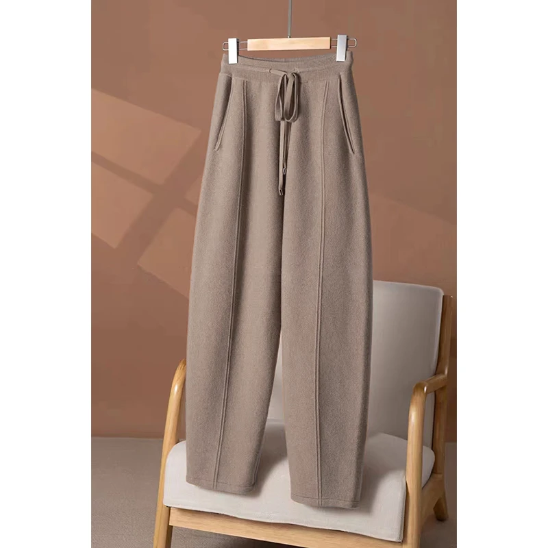 【老粉指定要】重磅加厚山羊绒香蕉裤