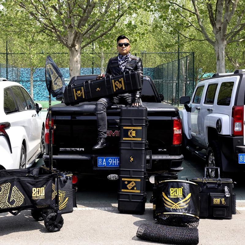 800度巨无霸防摔防压杆包黑坑钓鱼竿包渔具包大号尺寸竿包便捷式