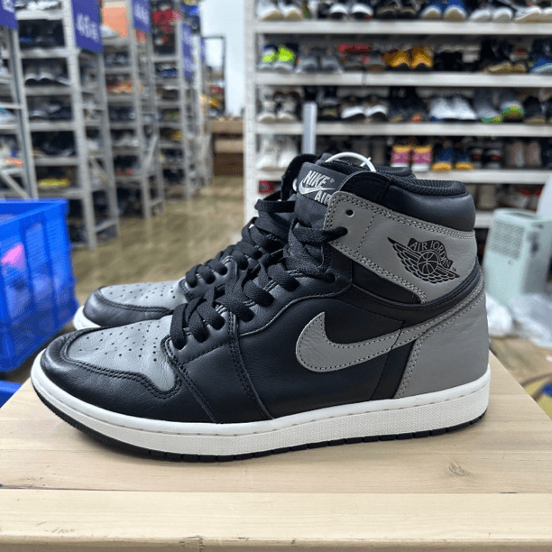 成本价款/43码/aj1灰黑色/C897/休闲鞋/95新有原盒555088-013/6