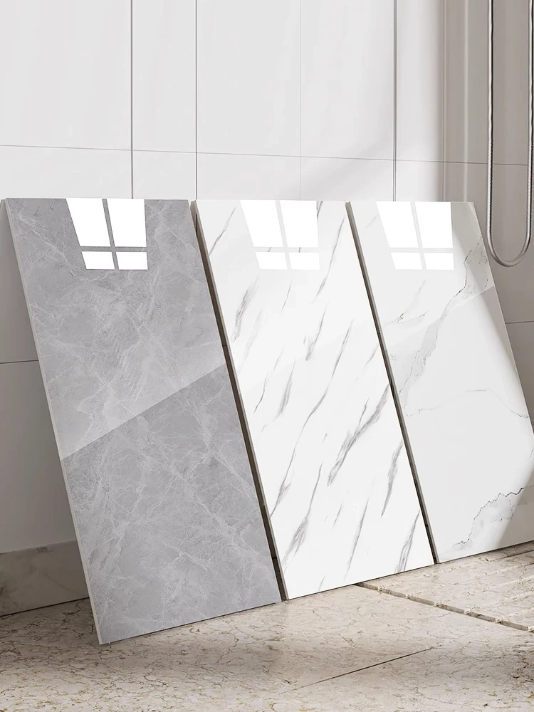 仿瓷砖墙贴墙面遮丑墙板大理石卫生间防水贴纸防潮墙纸自粘铝塑板