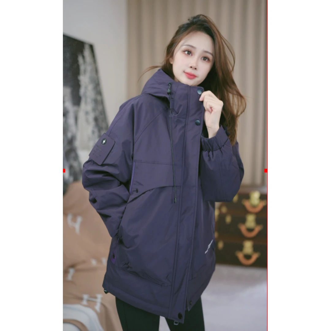 602 叁 ※冬季新款多色洋气加厚戴帽羽绒服