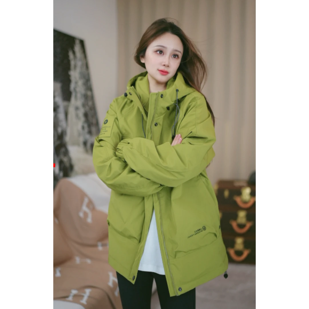 8070 贰 ※冬季多色加棉带帽外套男女同款棉衣