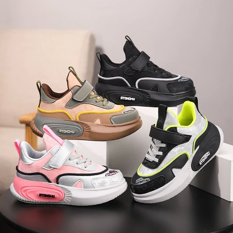 【八两2024秋冬轻底保暖新型多巴胺儿童鞋