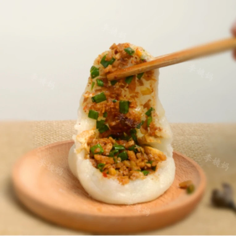 贵州黔西特色小吃李姨妈糍粑包豆腐纯手工制作O添加剂