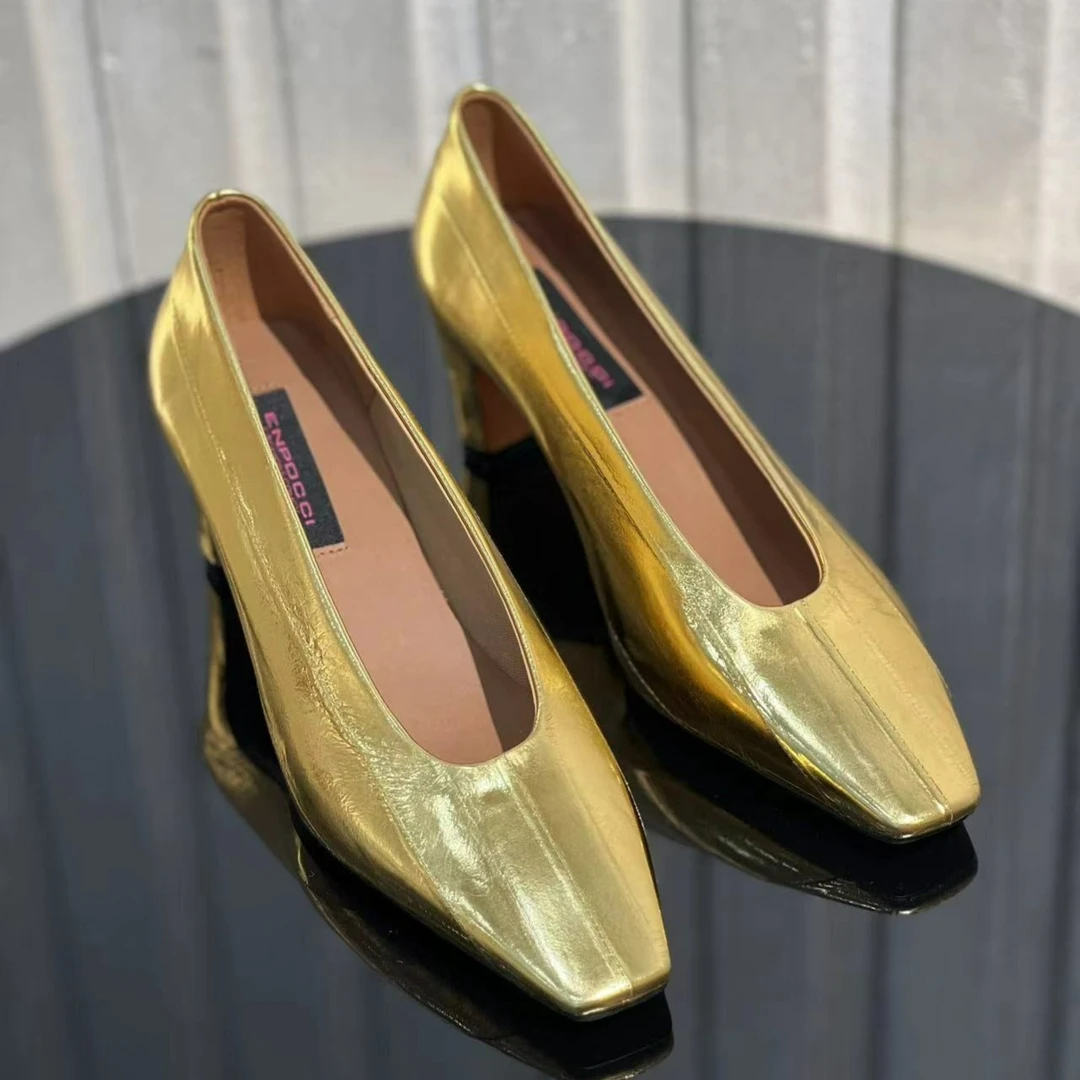 Enpocci/帕英斯S26S697133A【女巫小中跟】浅口单鞋