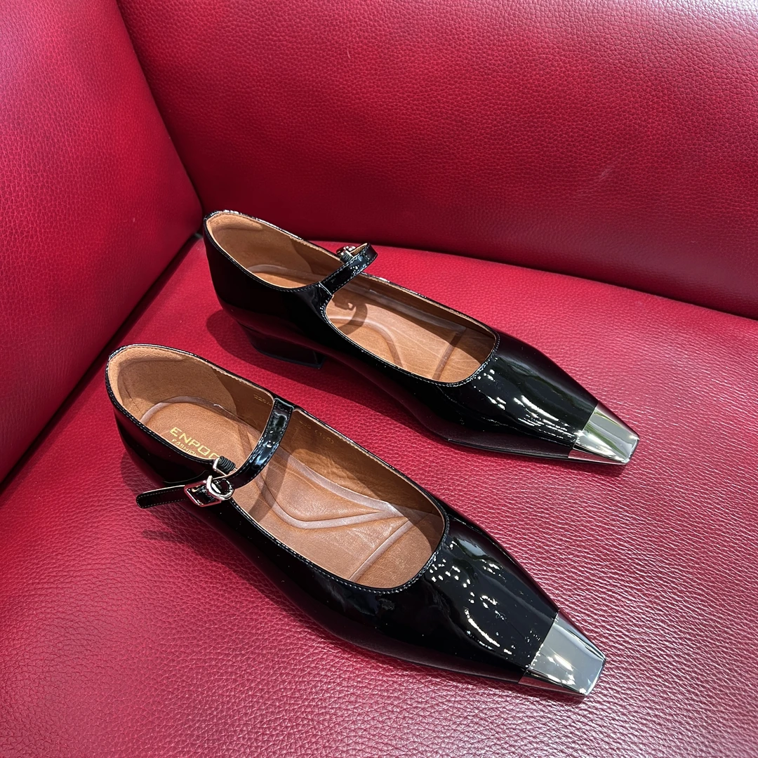 【小树林小精致】S26A636995漆皮玛丽珍尖头单鞋