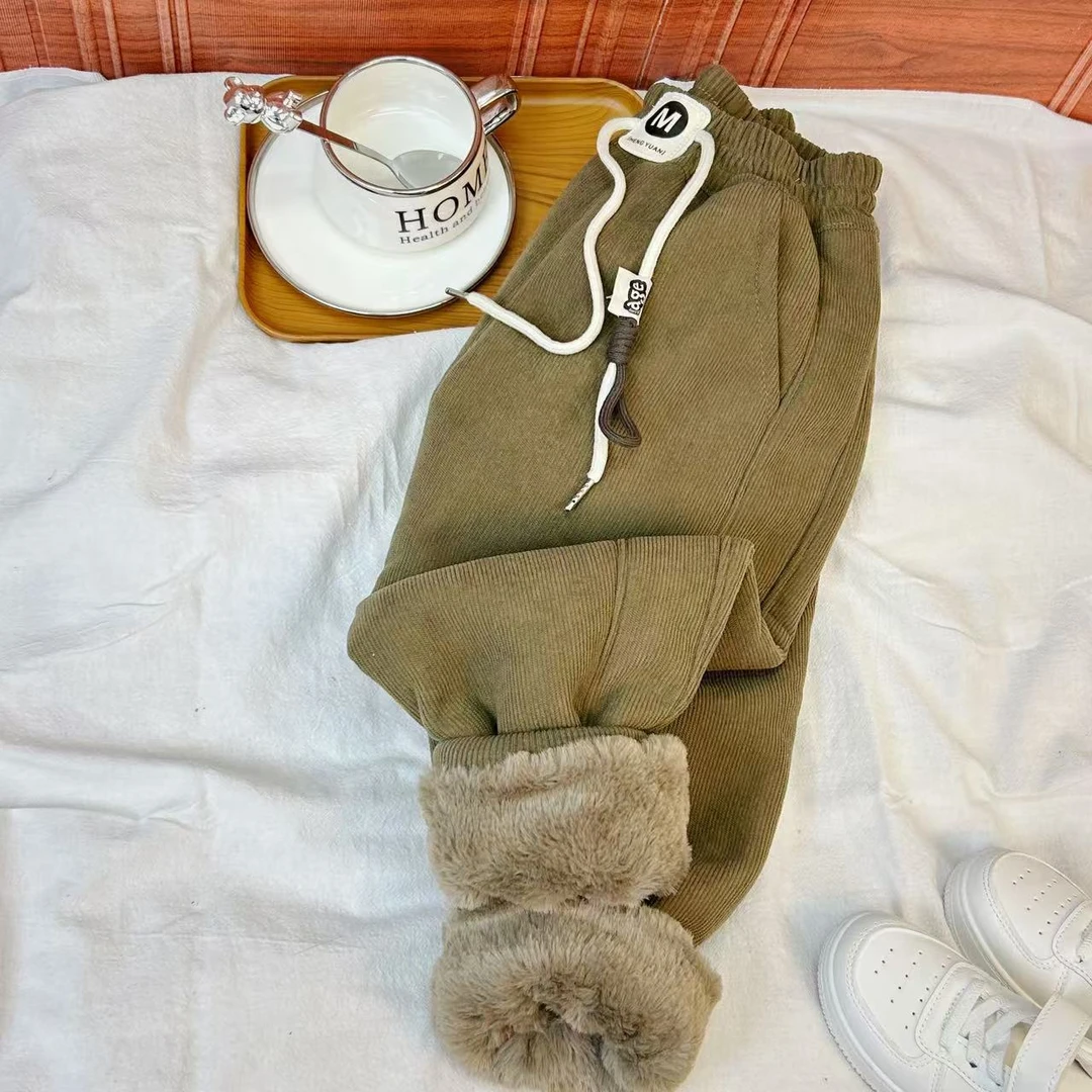 莹莹家儿童加绒休闲裤