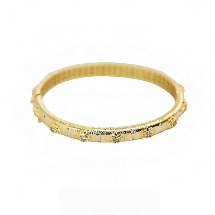 铜合金合成锆石手镯 经典手镯027