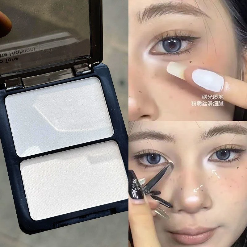 KekeMood双色高光修容一体盘高光哑光面部提亮鼻影眼影盘高光提亮