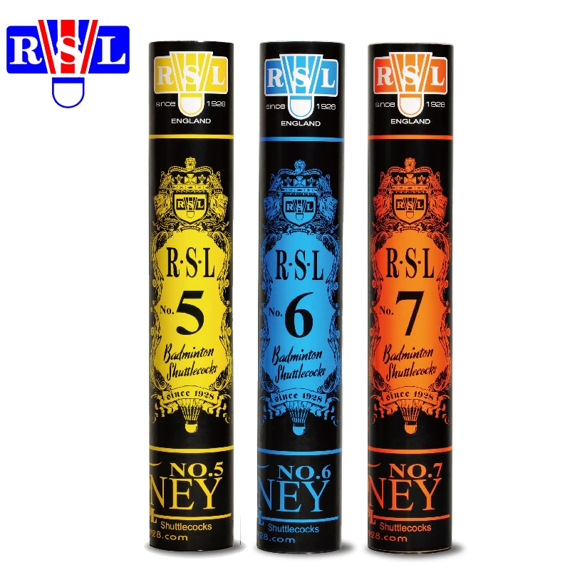RSL/亚狮龙羽毛球5号 6号 7号比赛用球耐打训练球飞行稳定12只装