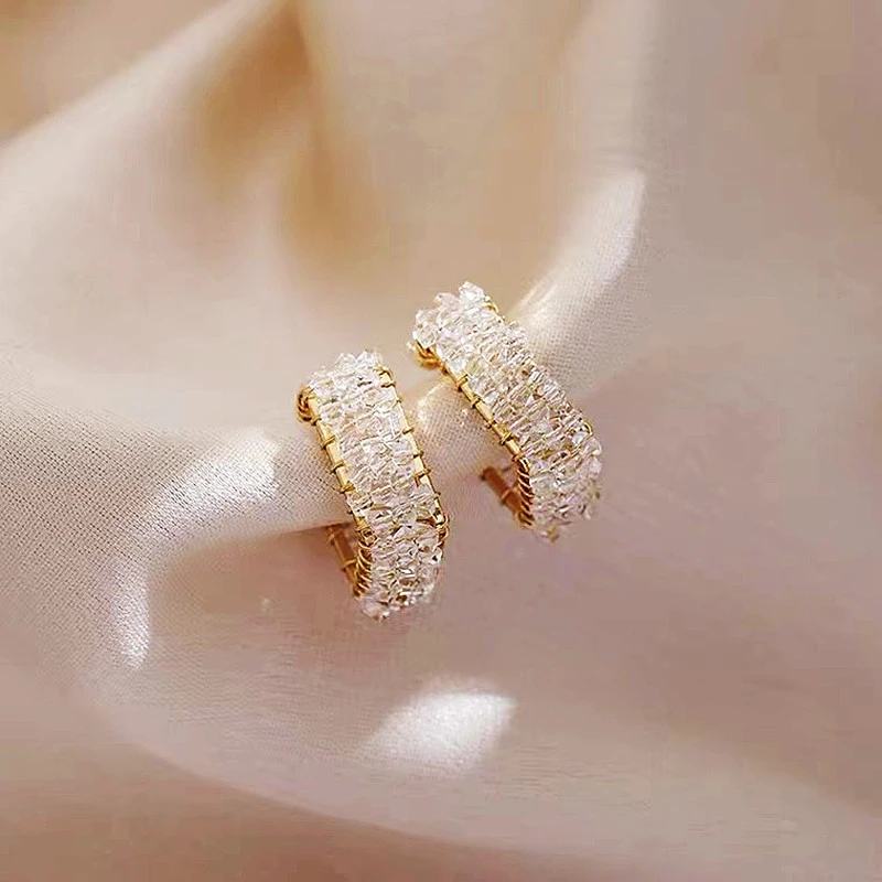 合金耳饰 几何方型法式简约小众气质时尚百搭轻奢复古精致耳饰ins