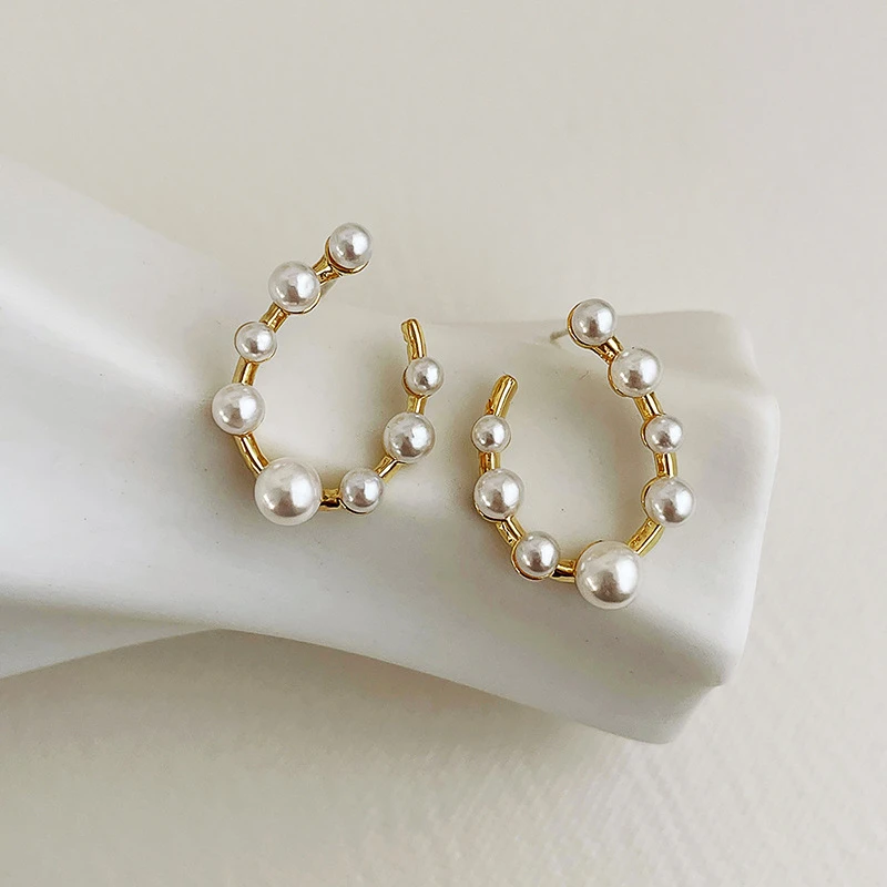 合金耳饰 s925银针韩国东大门简约甜美耳钉气质通勤时尚百搭耳饰