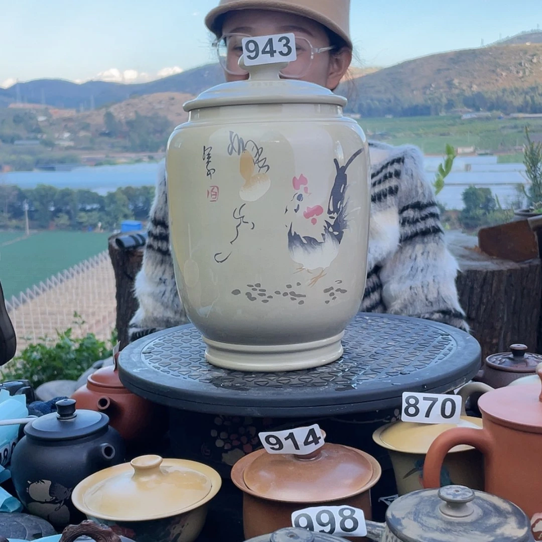 【闪购商品】陶瓷罐菜*943