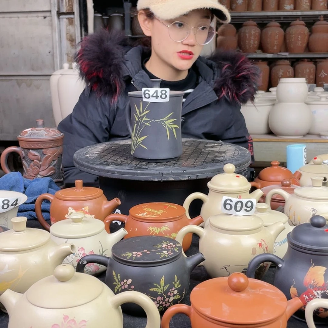 【闪购商品】陶瓷罐648办公杯