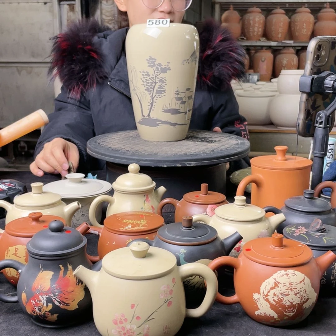 【闪购商品】陶瓷罐580花瓶无盖