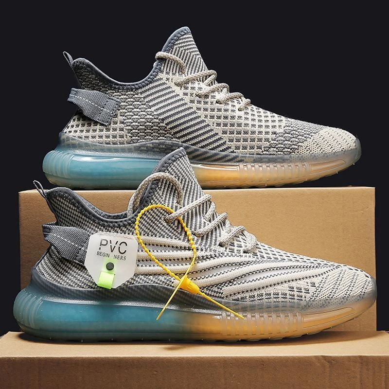 潮鞋男鞋夏季新款学生网鞋男时尚潮流百搭飞织运动休闲跑步老爹鞋