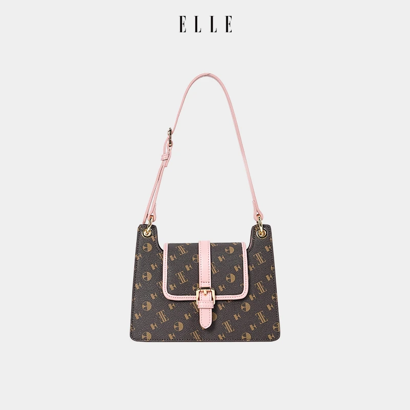ELLE24新款女士手提包单肩包大容量简约斜挎包46392