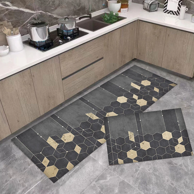 硅藻泥厨房地垫吸水吸油防滑速干脚垫可爱简约家用易清洗可定制