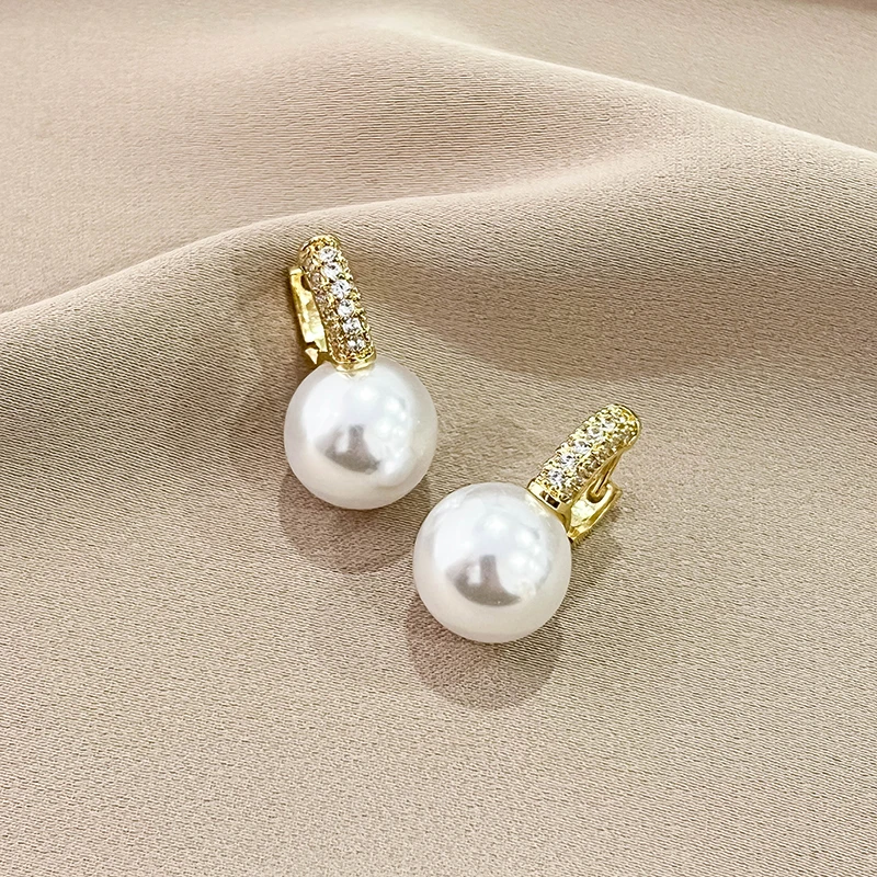 铜合金耳饰 耳扣气质耳钉新款优雅耳坠精致几何耳环女N0895