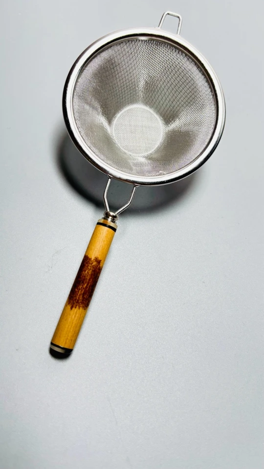 精品红湘竹茶漏 茶叶过滤网不锈钢茶漏
