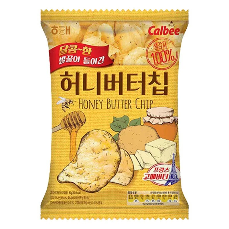 韩国进口海太蜂蜜黄油味香甜薄脆美味惊喜咸甜碳水精选反式自然