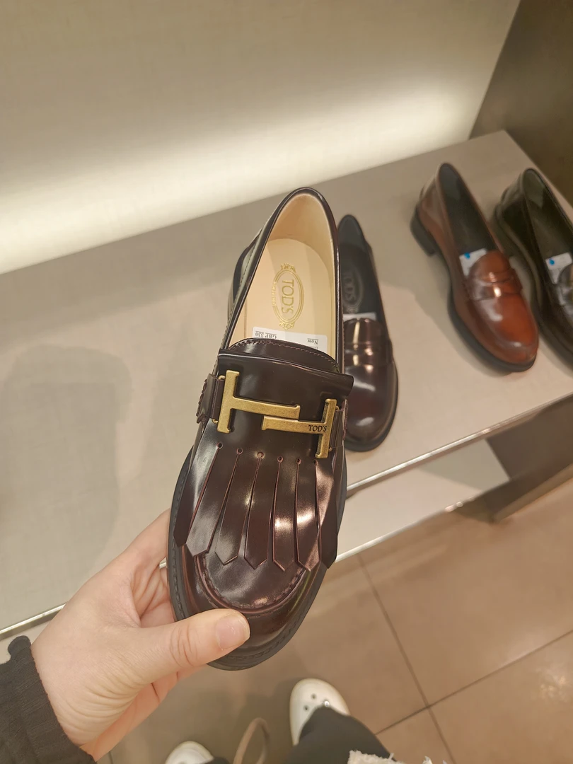 tods夏季百搭时尚休闲乐福鞋