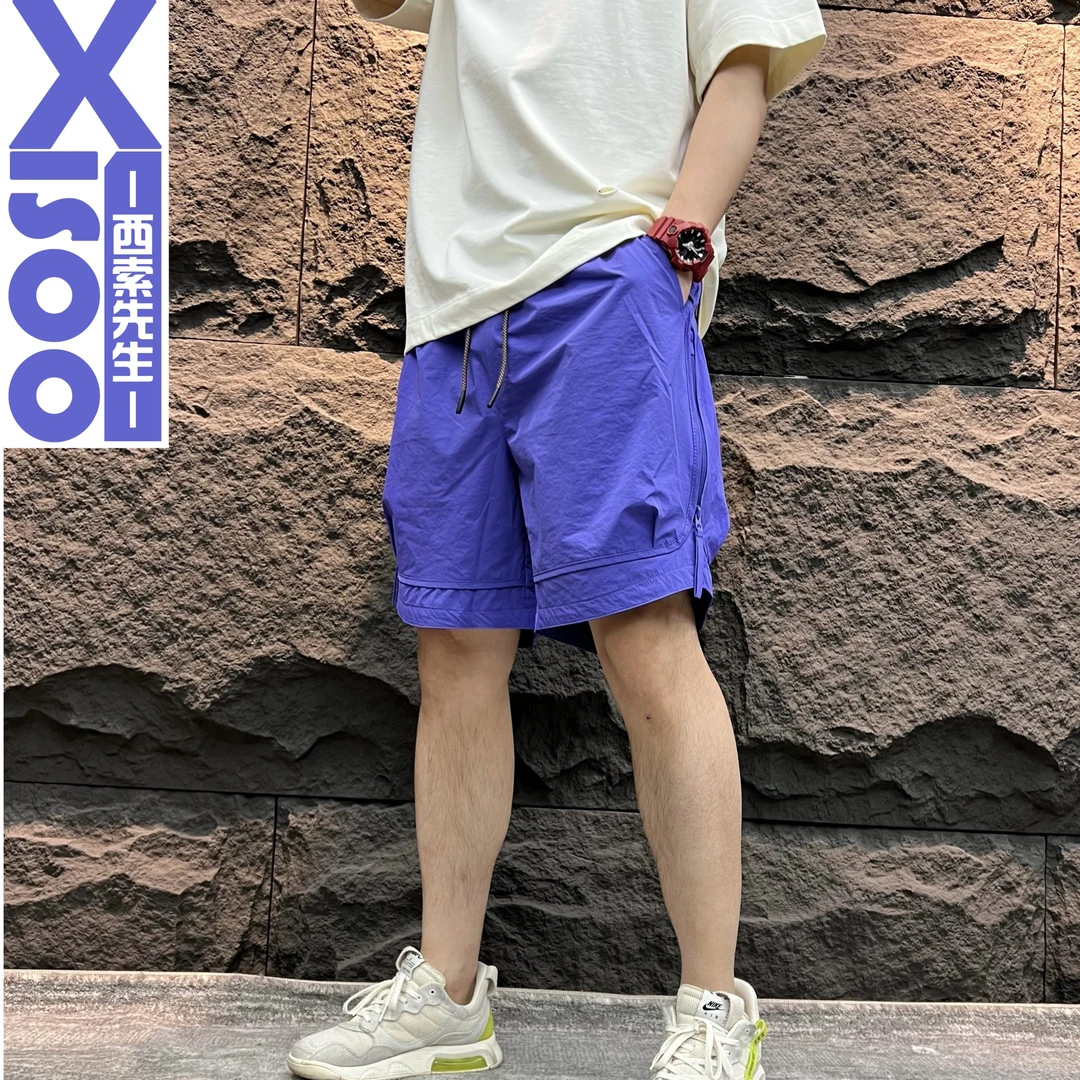 XISOO 高能感夏季时尚百搭宽松速干五分裤透气休闲运动潮流短裤