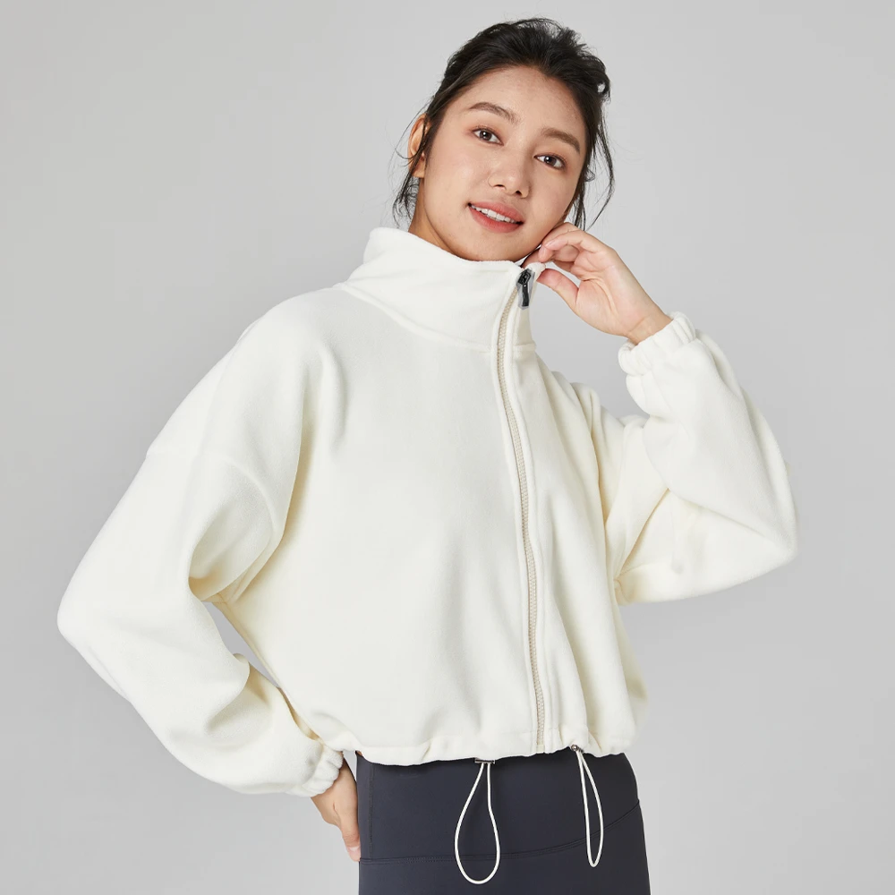 【七七专属】欧美户外运动秋冬运动外套女宽松加绒保暖奥粒绒外套