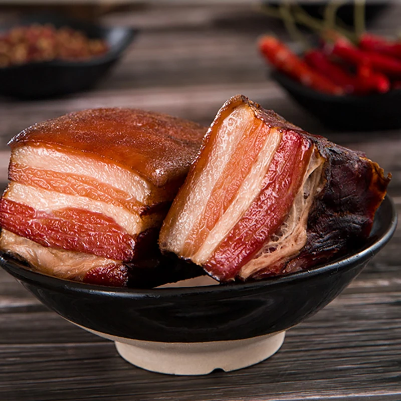 【腊五花肉】恩施腊肉五花肉农家烟熏五花肉适合炒菜咸香炒腊肉
