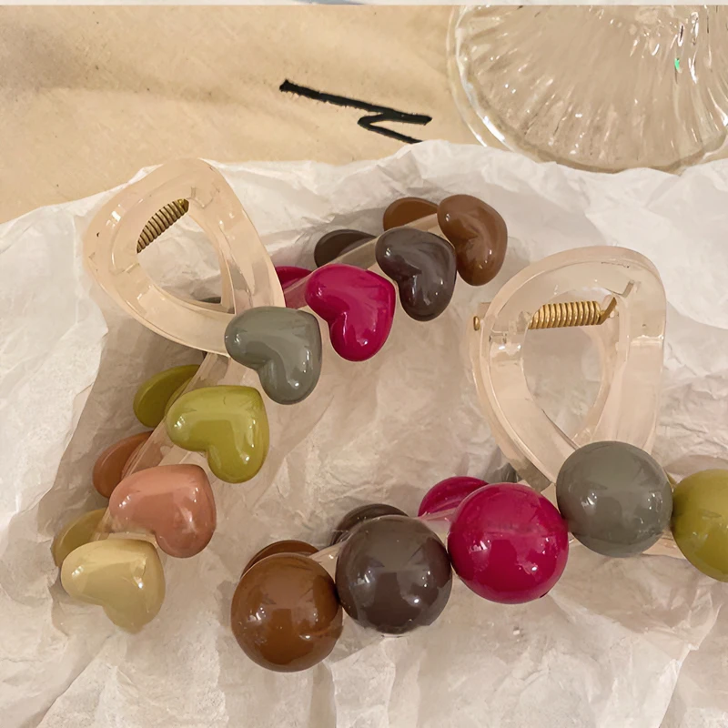 2024新款气质发夹亚克力夹子女后脑勺新款高级感抓夹大号鲨鱼夹子